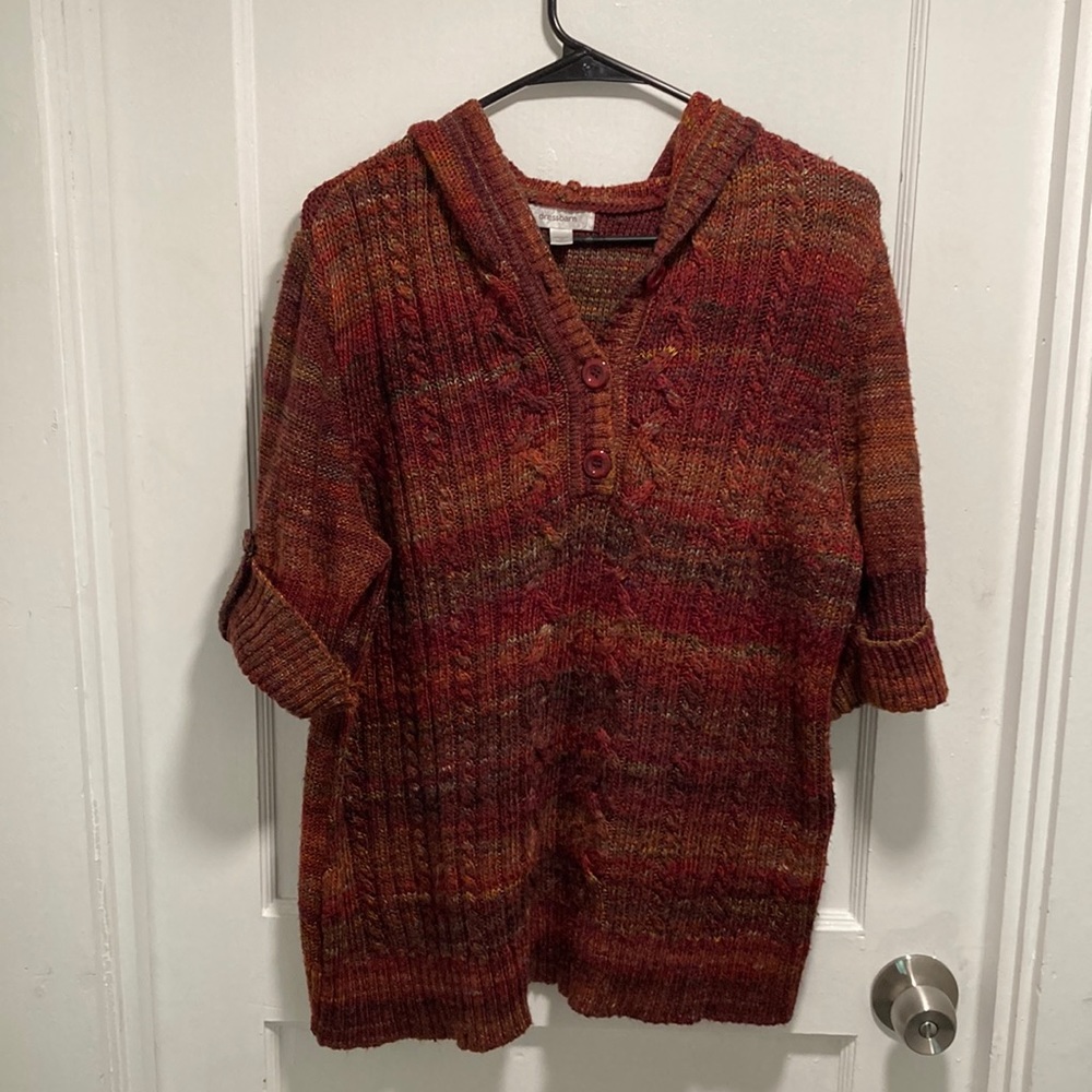 Autumn Colors Short Sleeve Sweater